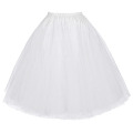 GK Women&#39;s 3 Camadas Crinoline Petticoat Underskirt para Retro Vintage Dress BP000057